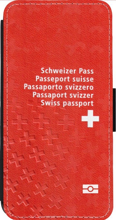 Actual product image PhoneLook Cover Wallet black Swiss Passport (Apple iPhone 13 Pro Max)