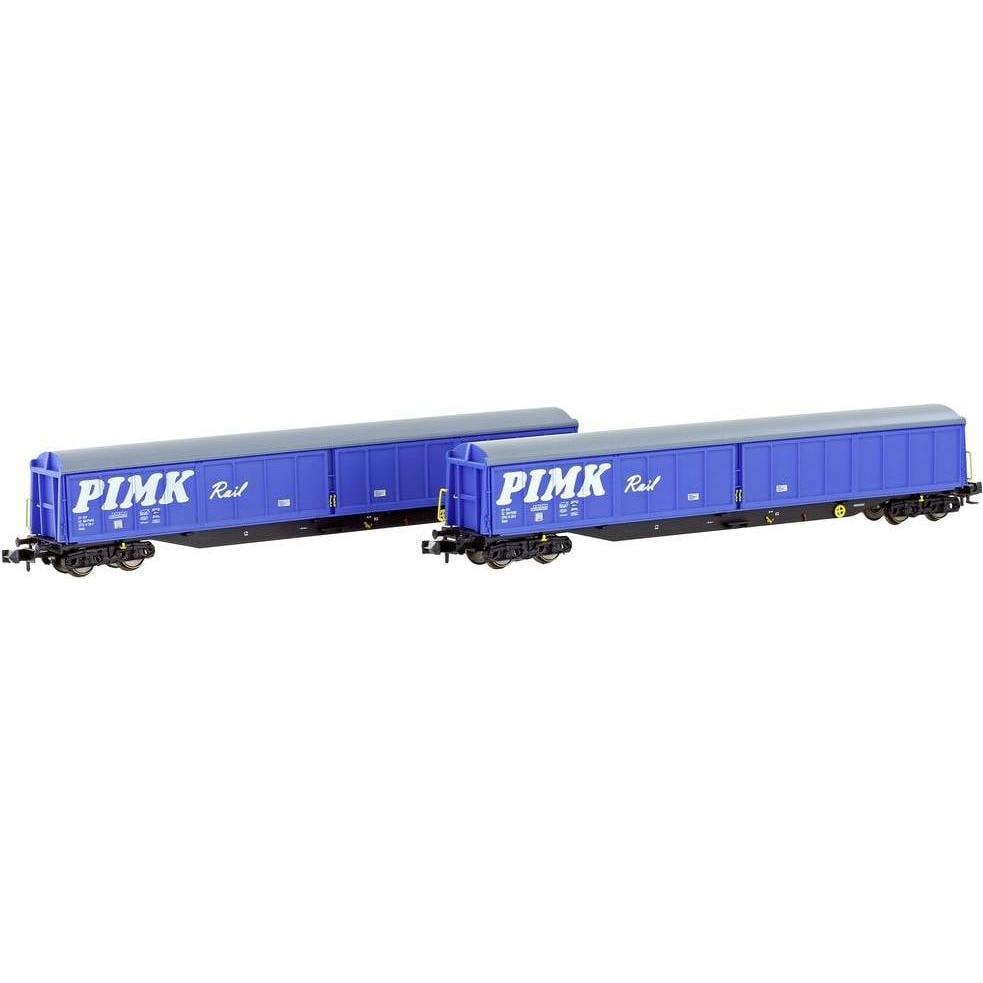 Thumbnail - Hobbytrain 2er Set Schiebewandwagen Habis Pimk Rail Ep.VI (Spur VI)