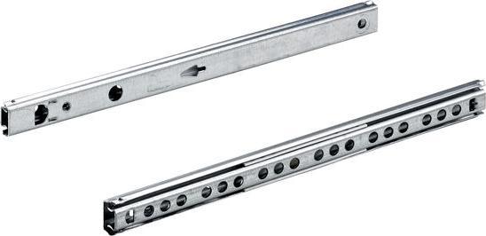 Immagine prodotto Hettich Schubladenschiene Teilauszug 220-355 mm verzinkt 9136679 2 Stück