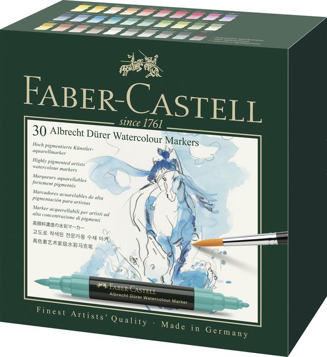 Image du produit Faber-Castell Crayon feutre (Vert foncé, 30 x)