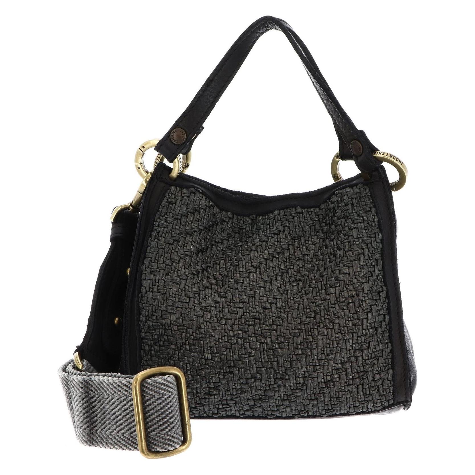 Caterina Lucchi, Damen, Handtasche, Firenze Anna Shopping Bag, Schwarz
