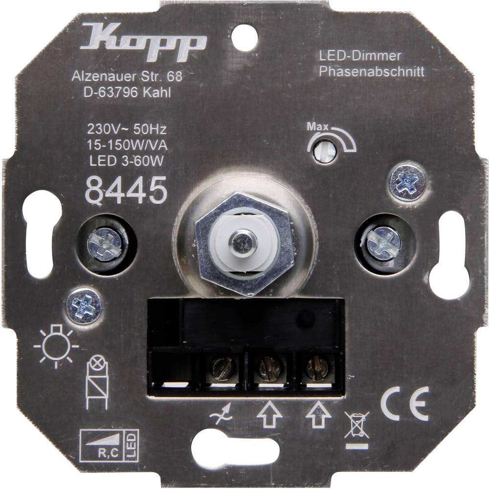 Kopp Unterputz Dimmer Geeignet für Glühlampe Halogenlampe LEDLampe (844500001)