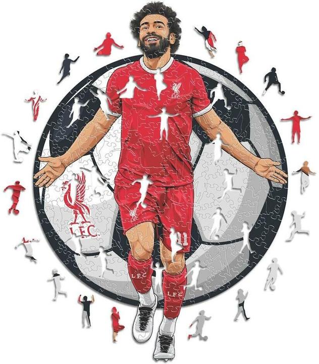 Produktbild Iconic Liverpool FC - Mo Salah - Holz Puzzle Grösse M (270 Teile) (270 Teile)