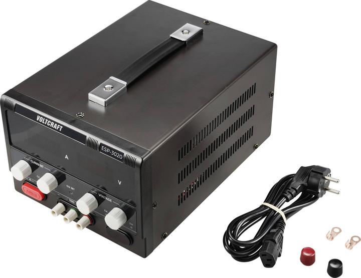 Produktbild Voltcraft Labornetzgerät, einstellbar 0 - 30 V/DC 0 - 20A 600W Steckanschluss 4mm schmale Bauform A