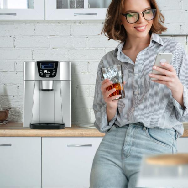 Produktbild Juskys Eiswürfelmaschine mit Spender