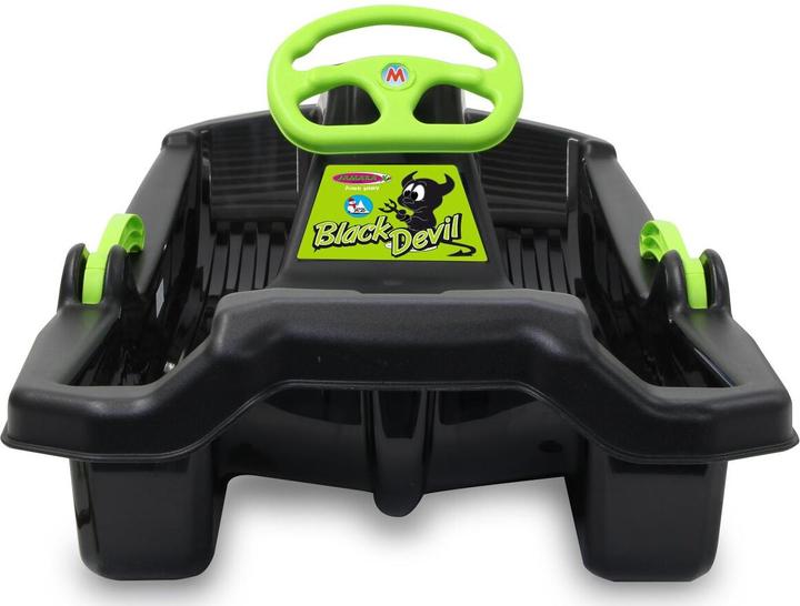 Image du produit Jamara Snow Play Bob Black Devil 84cm noir avec volant et frein