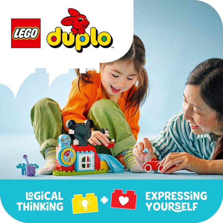 Image du produit LEGO Mickys Clubhaus und Auto (10454)