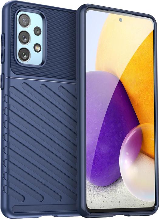 Produktbild Hurtel Thunder Case flexible armored cover for Samsung Galaxy A73 blue (Samsung Galaxy A73 5G)
