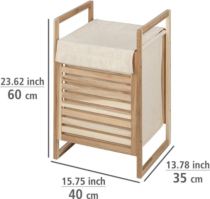 Actual product image Wenko Laundry Chest Acina brown (40 l)