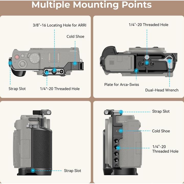 Productafbeelding SmallRig Kooi voor Panasonic Lumix S9 (Kooi)
