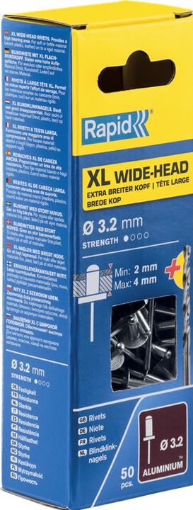 Produktbild Rapid XL Blindniete Ø 3,2 x 8 mm