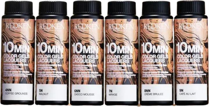 Actual product image Redken Colour Gels Lacquers 10 Minute Hair Color 9N Cafe Au Lait 60ml (Cafe Au Lait (9N))