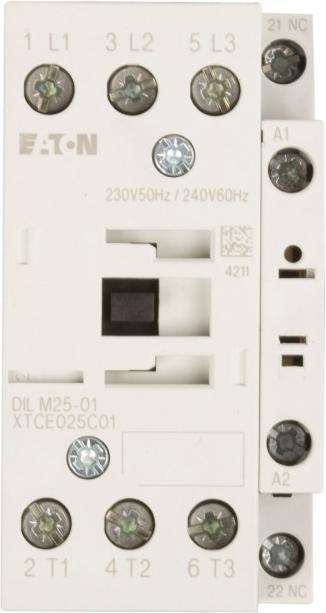 Produktbild Eaton DILM-Schütz,11kW,230VAC,3polig,3 Öffner