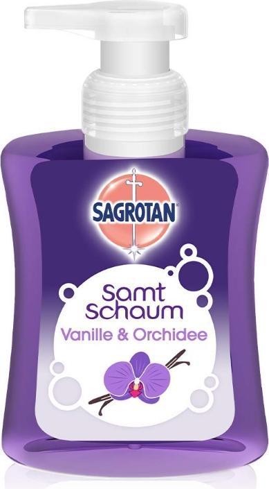 Sagrotan SamtSchaum Vanille&Orchidee (Flüssigseife, 250 ml)