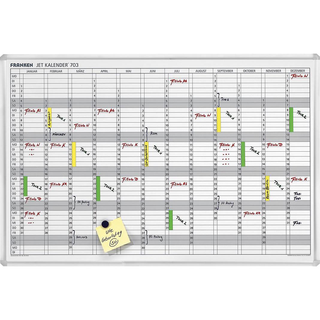 Thumbnail - Franken, Präsentationstafel, Jet (90 x 60 cm)