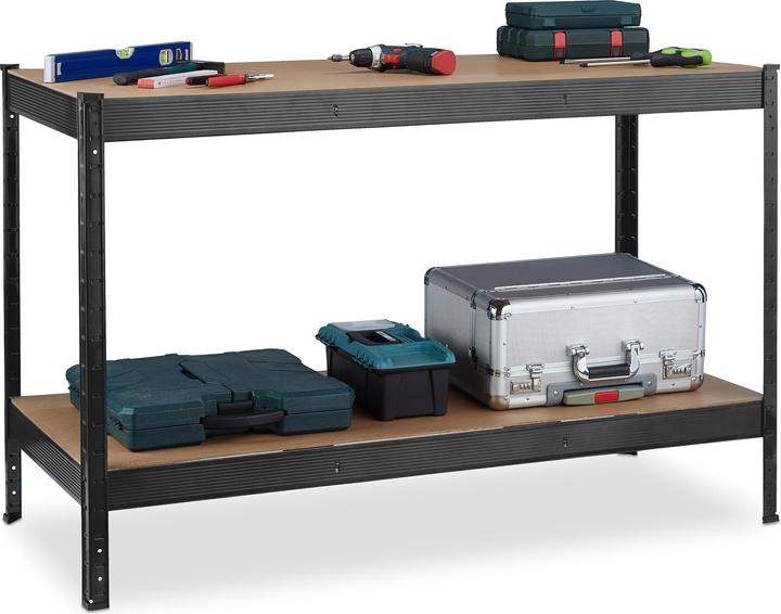 Actual product image Relaxdays Workbench (141 cm, 61 cm)
