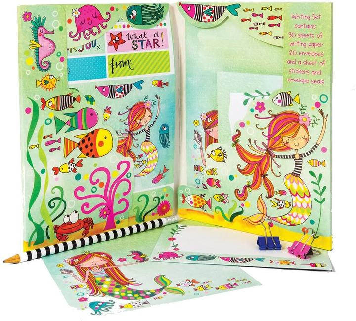 Produktbild Rachel Ellen Briefpapierset Mermaid (1 Stk.)