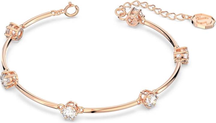 Produktbild Swarovski Constella Armband Rundschliff Weiss Roségold (19.50 cm, Swarovski Metall)