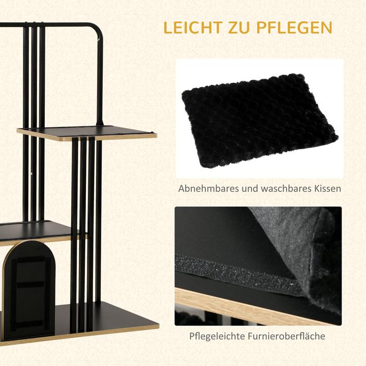 Actual product image Outsunny Scratching post (128 cm, Black)