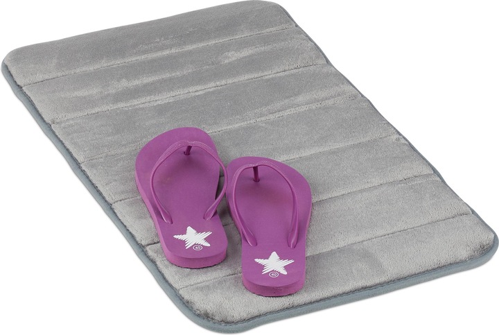 Produktbild Relaxdays Badematte Memoryschaum (49 x 74 x 1.5 cm)