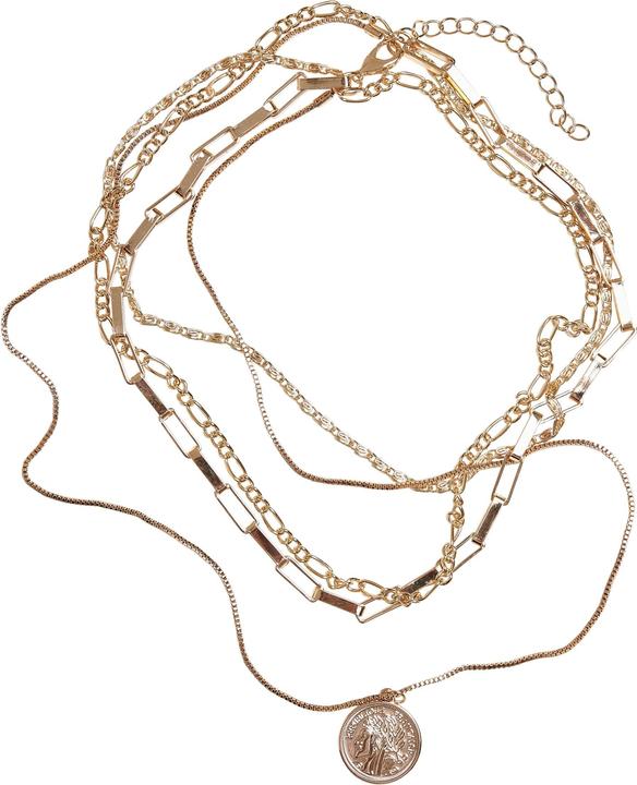 Produktbild Urban Classics Coin Layering Necklace (Array, Oberstoff 1: 70% Eisen 30% Zink Legierung)