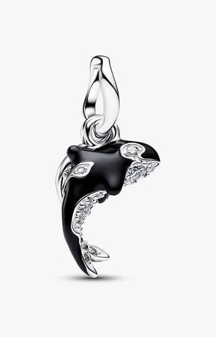 Image du produit Pandora Breloque pendante Orca (Argent 925, Émail)