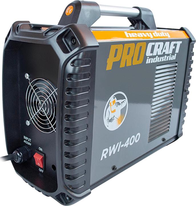 Actual product image Procraft industrial RWI-400 inverter welding machine 7 kW 20 - 200 A MMA + welding shield + wire