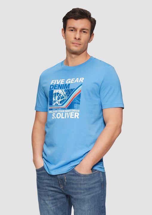 Actual product image S.Oliver T-Shirt Baumwoll-T-Shirt mit Frontprint (L)