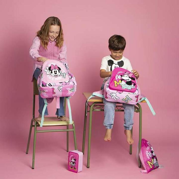 Produktbild Minnie Mouse Schulrucksack Pink 32 x 15 x 42 cm