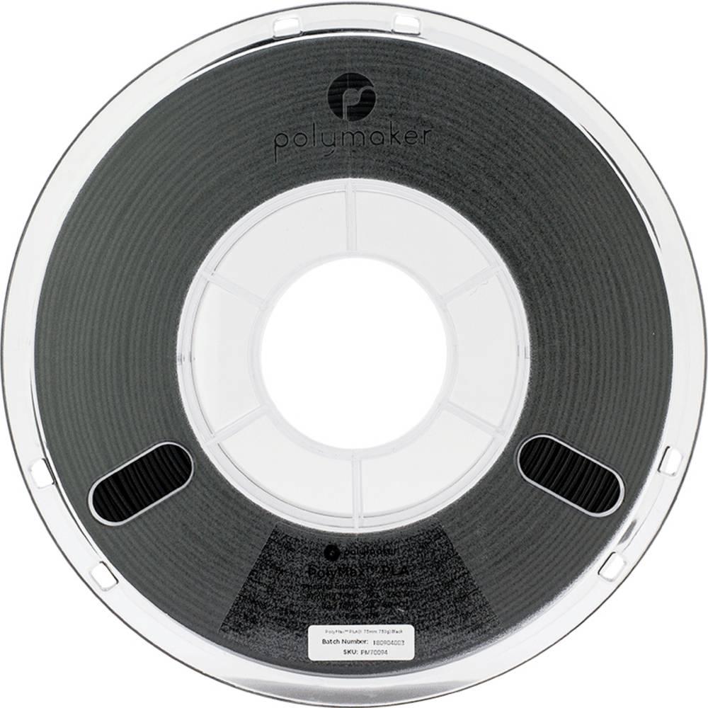 Thumbnail - Polymaker PolyMax PLA V2 - True Black - 1.75mm (Tough PLA, 1.75 mm, 750 g, Schwarz), 3D Filament, Schwarz
