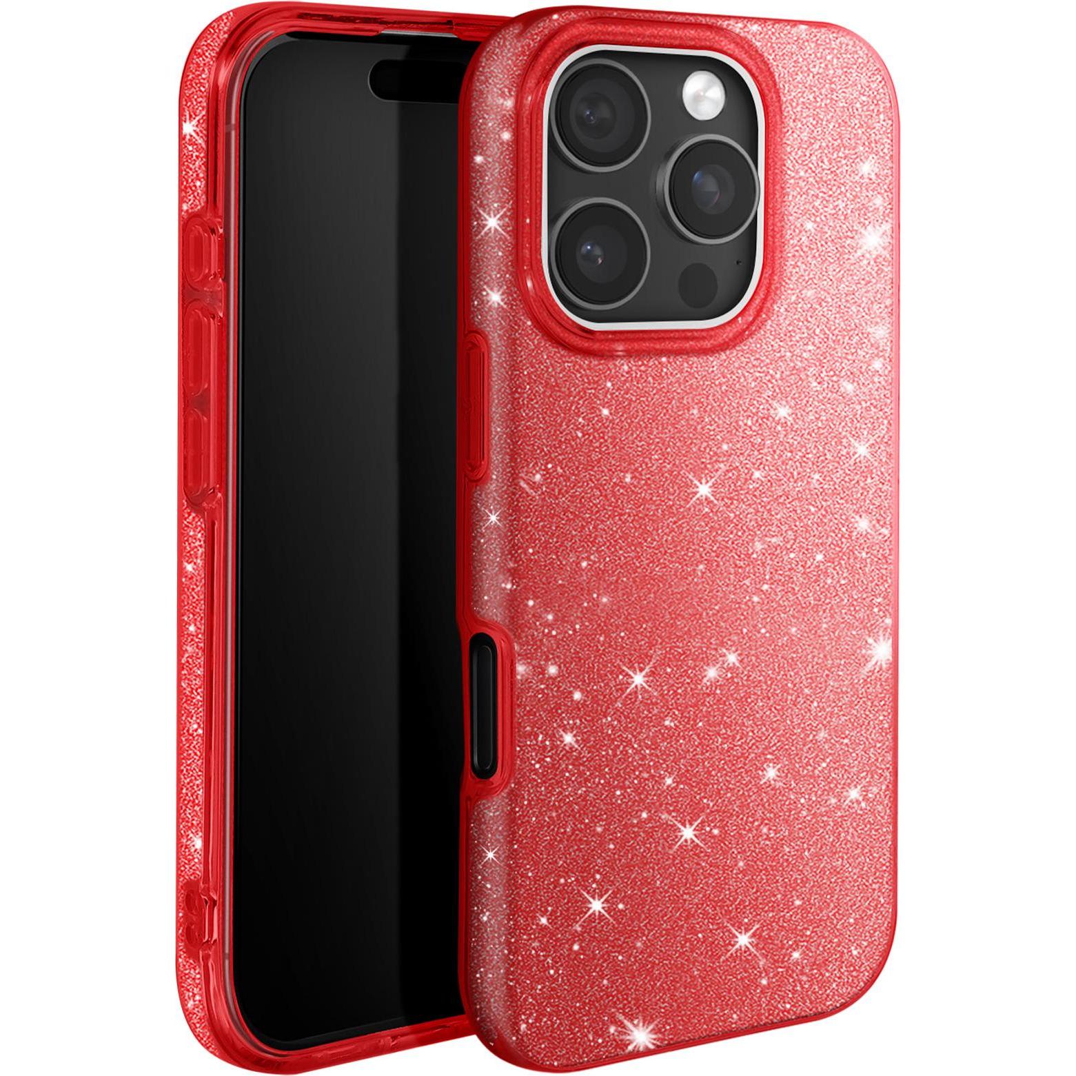 Avizar Spark Case (Apple iPhone 16 Pro Max), Smartphone Hülle, Rot