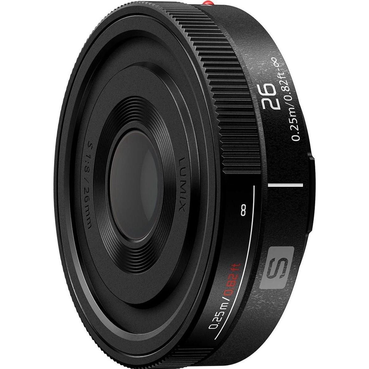 Panasonic Lumix S 26mm f/8 (L-Mount, Vollformat), Objektiv, Schwarz