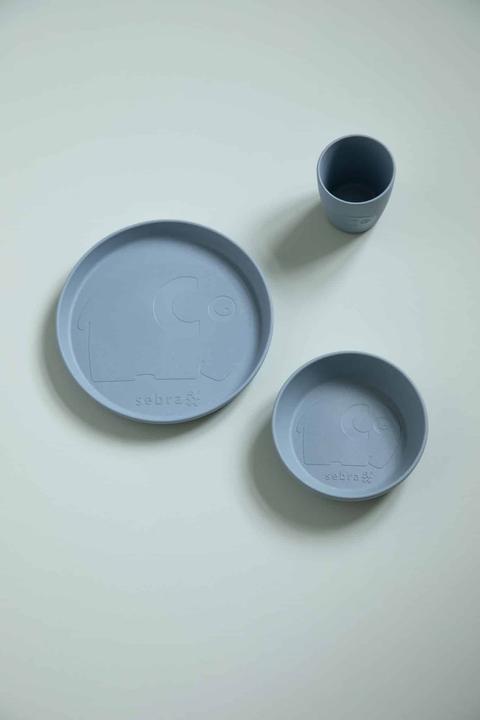 Actual product image Sebra Mums plate set