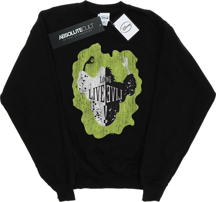 Actual product image Disney Womens/Ladies The Descendants Cruella Long Live Sweatshirt (XXL)