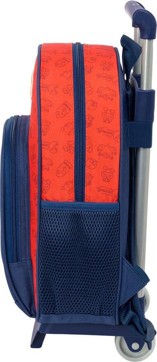 Immagine prodotto Super School Rucksack with Wheels Mario Trick Red Dark blue 28 x 34 x 10 cm
