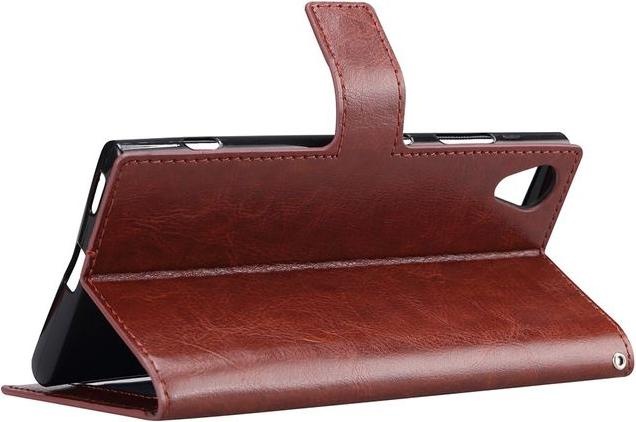 Actual product image MU Classic Crazy Horse leather cover (Xperia XA1 Plus)