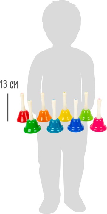 Produktbild small foot Handglocken-Set (Deutsch, Französisch, Italienisch, Englisch)