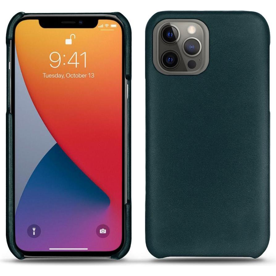 Noreve Lederschutzhülle (Apple iPhone 13 Pro Max), Smartphone Hülle, Blau