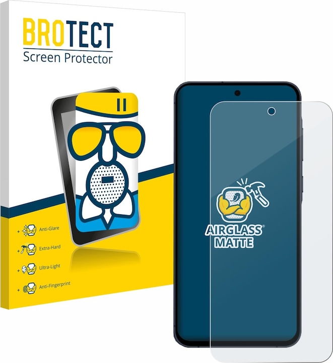 Produktbild BROTECT AirGlass Panzerglasfolie Matt (1 Stück, Samsung Galaxy A55)