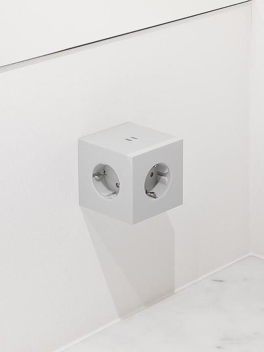 Actual product image Avolt Square 2 USBc 30W - Gotland Gray (CEE 7/3, 3 x)