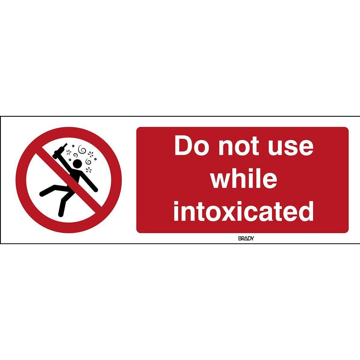 Brady, Etiketten, ISO Safety Sign - Not for