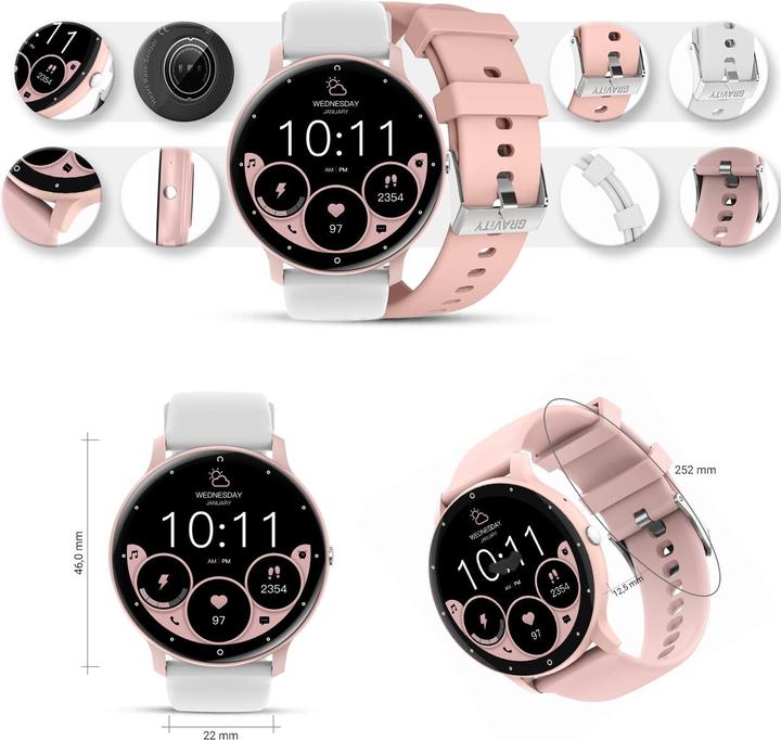 Produktbild Gravity GT1-6 PRO Smartwatch (35.31 mm)