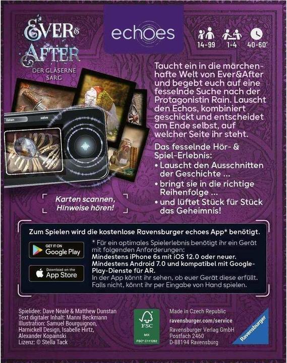 Image du produit Ravensburger echoes Ever & After - Gesellschaftsspiel & Brettspiel ab 14 Jahre (Allemand, 1 - 4 Joueur)