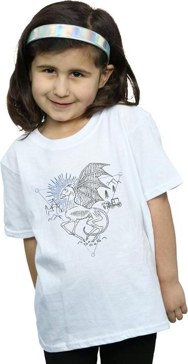 Produktbild Thestral Line Art TShirt Mädchen (128)