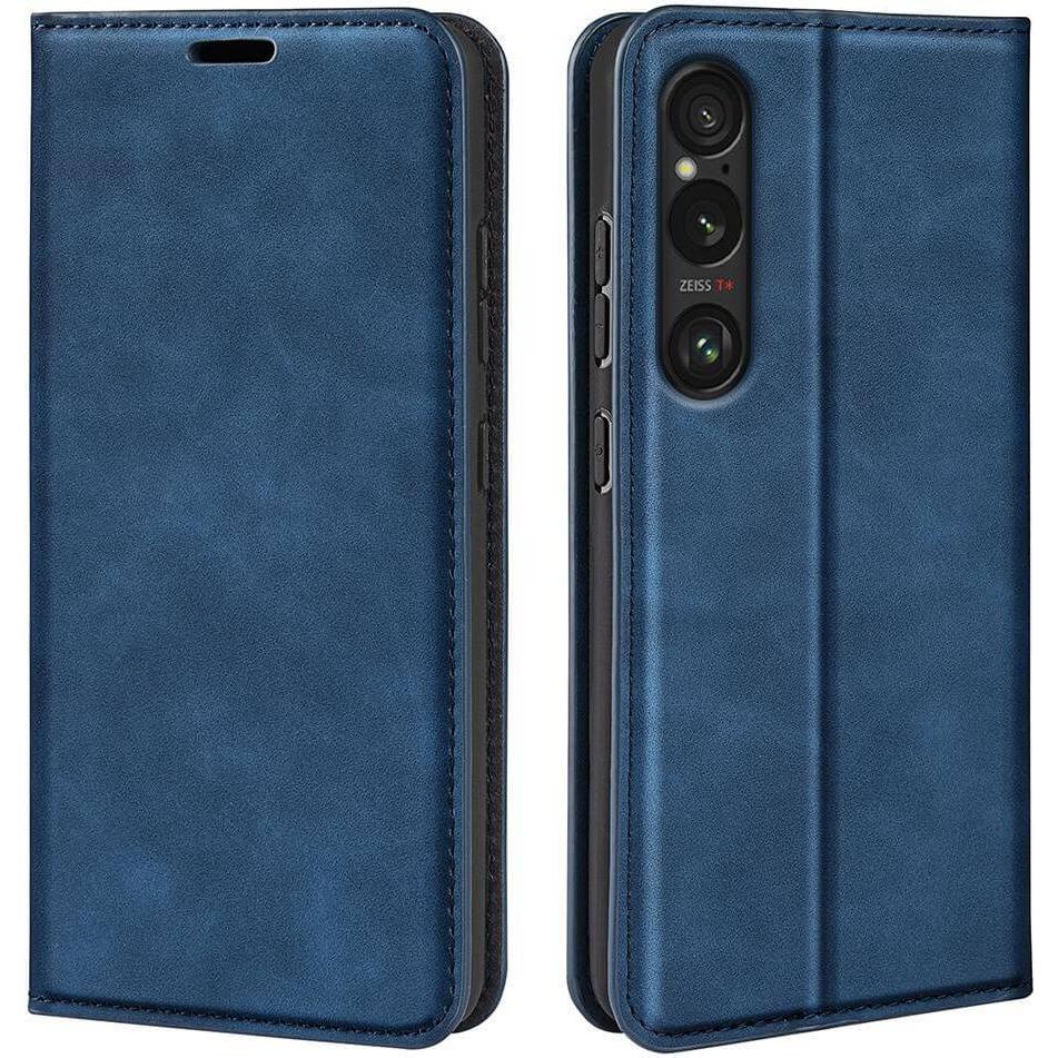 Cover-Discount Sony Xperia 1 VII - Stand Flip Case Hülle (Sony Xperia 1 VII), Cover smartphone, Blu