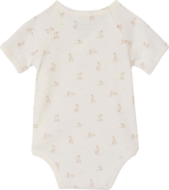 Actual product image Vertbaudet 5er-Pack Baby Wickelbodys mit kurzen Ärmeln, Hasenmotive (56)