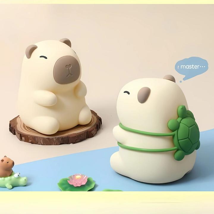 Produktbild Milkii Nachtlicht Kapibara/ Capybara mit abnehmbarem Rucksack