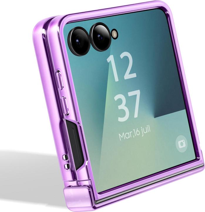 Actual product image Avizar Hülle Galaxy Z Flip 7 Chrom Design (Samsung Galaxy Z Flip7)