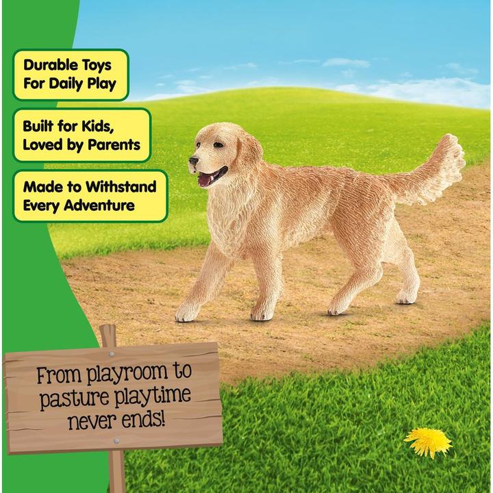 Actual product image Schleich Golden Retriever