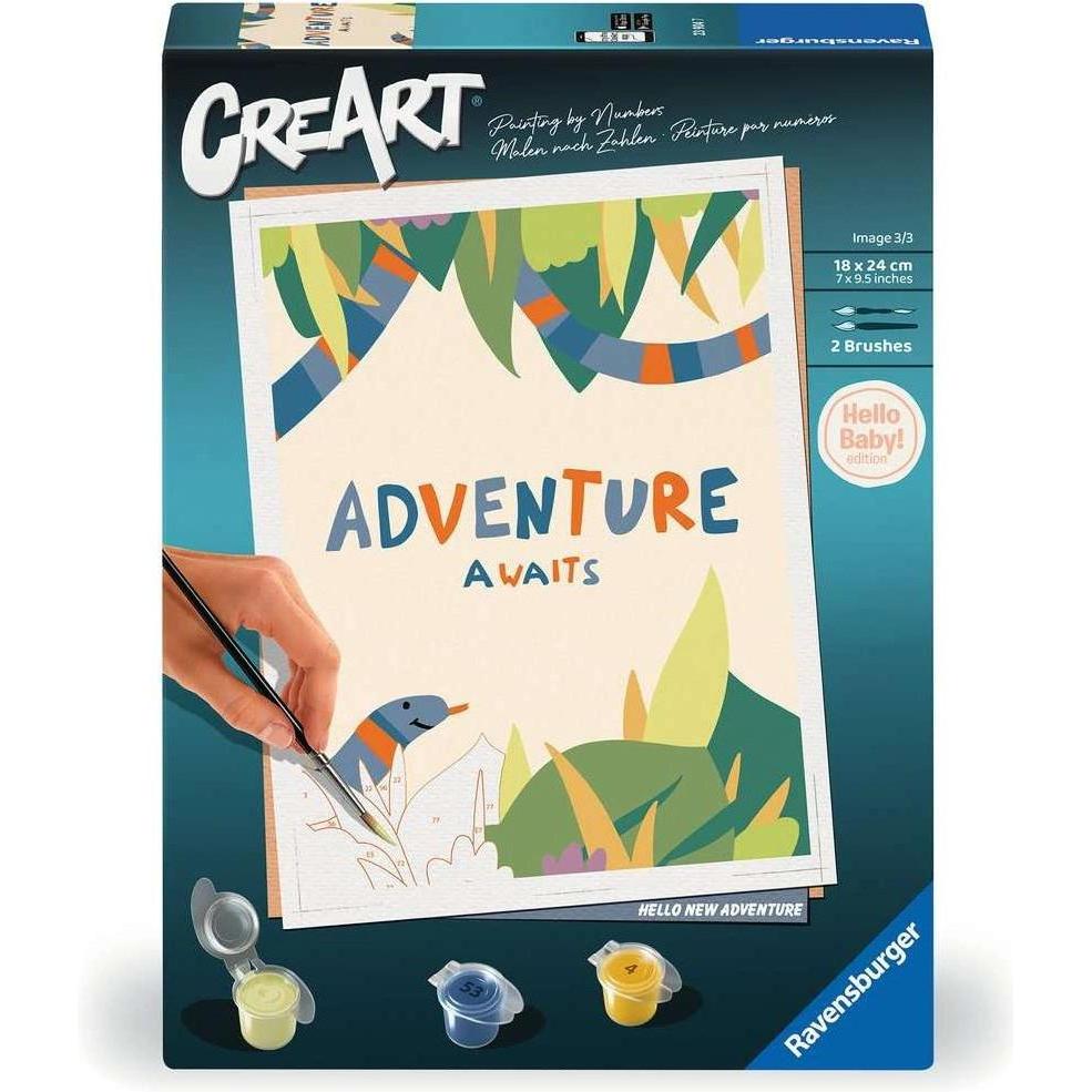 Ravensburger CreArt - Malen nach Zahlen 23904 - Hello New Adventure - Erwachsene ab 12 Jahren